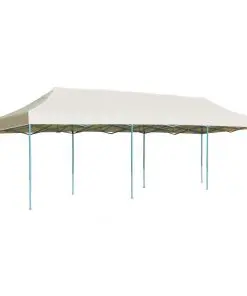 vidaXL Folding Pop-up Party Tent 3×9 m Cream