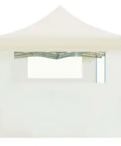 vidaXL Folding Pop-up Party Tent with 5 Sidewalls 3×9 m Cream