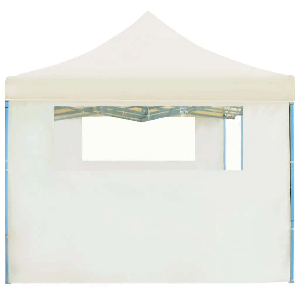vidaXL Folding Pop-up Party Tent with 5 Sidewalls 3×9 m Cream