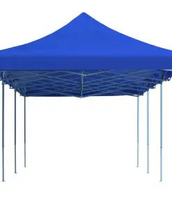 vidaXL Folding Pop-up Party Tent 3×9 m Blue