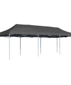 vidaXL Folding Pop-up Party Tent 3×9 m Anthracite