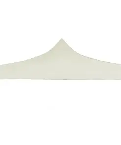 vidaXL Party Tent Roof 3×3 m Cream
