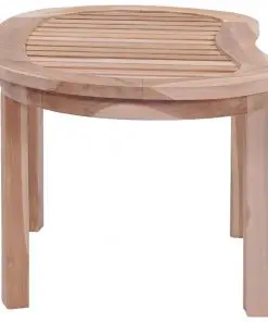 vidaXL Banana-shaped Coffee Table Solid Teak