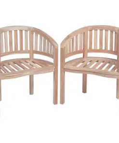 vidaXL 4 Piece Outdoor Dining Set Solid Teak Wood