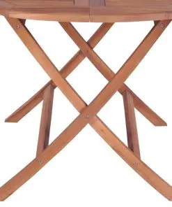vidaXL 7 Piece Outdoor Dining Set Solid Teak Wood