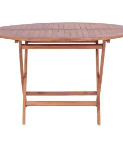 vidaXL 7 Piece Outdoor Dining Set Solid Teak Wood