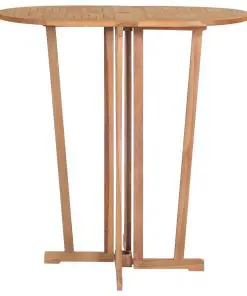 vidaXL Folding Bar Table 100x65x105 cm Solid Teak Wood