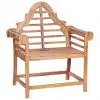 vidaXL Garden Chair 89x63x102 cm Solid Teak