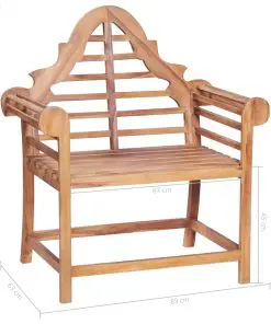 vidaXL Garden Chair 89x63x102 cm Solid Teak