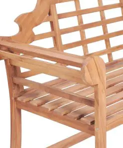 vidaXL Garden Bench 136x63x102 cm Solid Teak