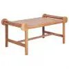 vidaXL Coffee Table 100x50x45 cm Solid Teak vidaXL Coffee Table 100x50x45 cm Solid Teak