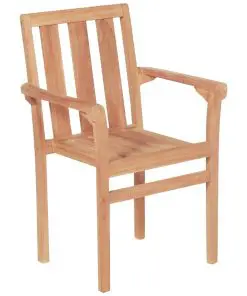 vidaXL 3 Piece Bistro Set Solid Teak