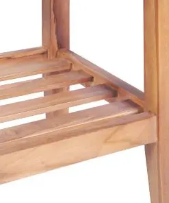 vidaXL Coffee Table 40x40x50 cm Square Solid Teak