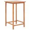 vidaXL Garden Bar Table 65x65x110 cm Solid Teak Wood vidaXL Garden Bar Table 65x65x110 cm Solid Teak Wood
