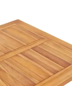 vidaXL Garden Bar Table 65x65x110 cm Solid Teak Wood