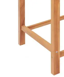 vidaXL Garden Bar Table 65x65x110 cm Solid Teak Wood