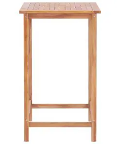 vidaXL 3 Piece Bar Set Solid Teak Wood