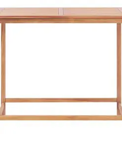 vidaXL Garden Bar Table 120x65x110 cm Solid Teak Wood
