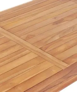 vidaXL Garden Bar Table 120x65x110 cm Solid Teak Wood