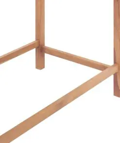 vidaXL Garden Bar Table 120x65x110 cm Solid Teak Wood