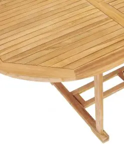 vidaXL Extending Garden Table 150-200x100x75 cm Solid Teak Wood