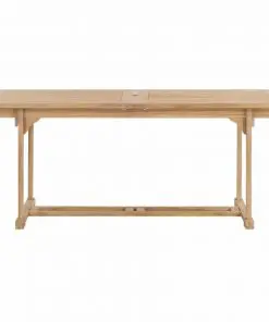 vidaXL Extending Garden Table 180-280x100x75 cm Solid Teak Wood