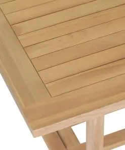 vidaXL Extending Garden Table 180-280x100x75 cm Solid Teak Wood