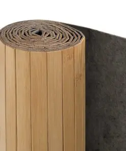 vidaXL Room Divider Bamboo 250×195 cm Natural