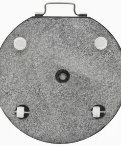 vidaXL Parasol Base Granite 30 kg Round Black
