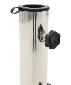 vidaXL Parasol Base Granite 30 kg Square Black