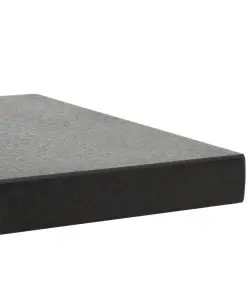 vidaXL Parasol Base Granite 30 kg Square Black