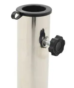 vidaXL Parasol Base Granite 20 kg Square Black