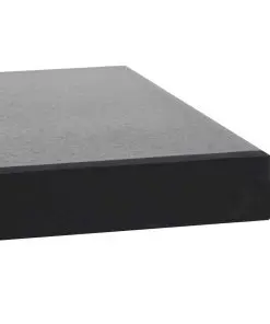 vidaXL Parasol Base Granite 20 kg Square Black
