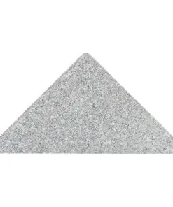 vidaXL Umbrella Weight Plate Granite 15 kg Triangular Grey