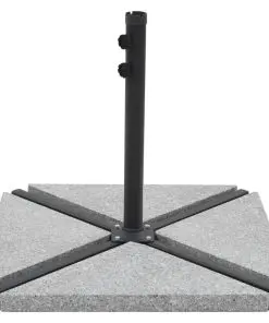 vidaXL Umbrella Weight Plate Granite 15 kg Triangular Grey