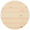 vidaXL Table Top Natural Pinewood Round 25 mm 70 cm