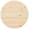 vidaXL Table Top Natural Pinewood Round 25 mm 80 cm