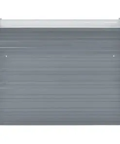 vidaXL Garden Planter Galvanised Steel 100x40x77 cm Grey