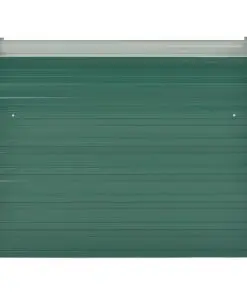 vidaXL Garden Planter Galvanised Steel 100x40x77 cm Green