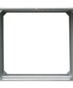 vidaXL Garden Log Storage Shed Galvanised Steel 172x91x154 cm Grey