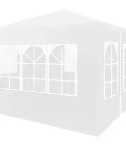 vidaXL Party Tent 3×3 m White