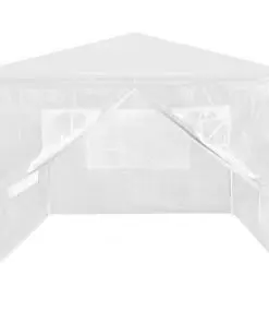 vidaXL Party Tent 3×3 m White