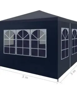 vidaXL Party Tent 3×3 m Blue