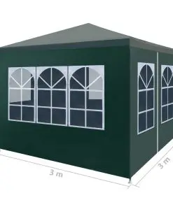 vidaXL Party Tent 3×3 m Green