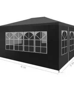 vidaXL Party Tent 3×4 m Anthracite