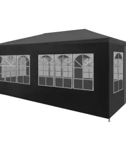 vidaXL Party Tent 3×6 m Anthracite