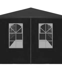 vidaXL Party Tent 3×12 m Anthracite