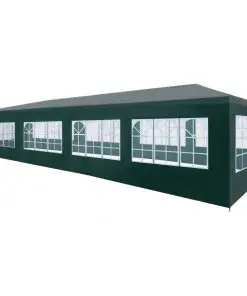 vidaXL Party Tent 3×12 m Green