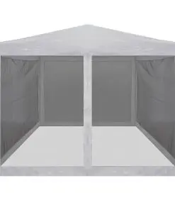 vidaXL Party Tent with 4 Mesh Sidewalls 4×3 m