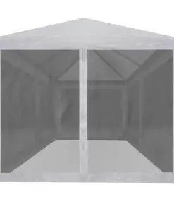 vidaXL Party Tent with 6 Mesh Sidewalls 6×3 m